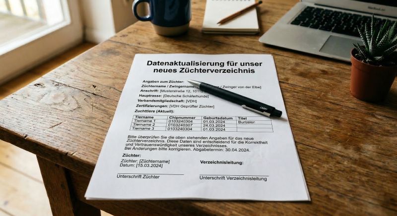 19.03.2026 Ankündigung: Unser neues Züchterverzeichnis kommt!